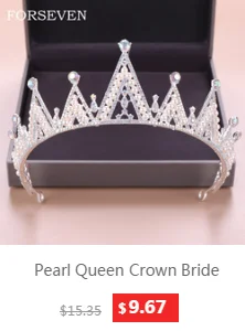 Bridal Jewelry Sets Wedding Crown Necklace With Earrings Bride Hair Ornaments Crystal Crown Necklace Women Accessories