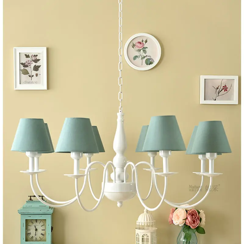 Детская люстра с 8 лампами для освещения спальни современная гостиной комнатная