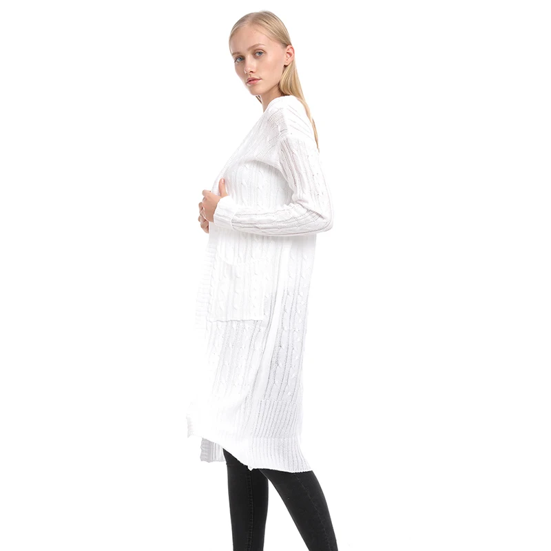 Ladies Cardigan Coat Womens Jumper Pockets Sweater Women Warm Thick Knitted Female Winter Clothes 2020 |
