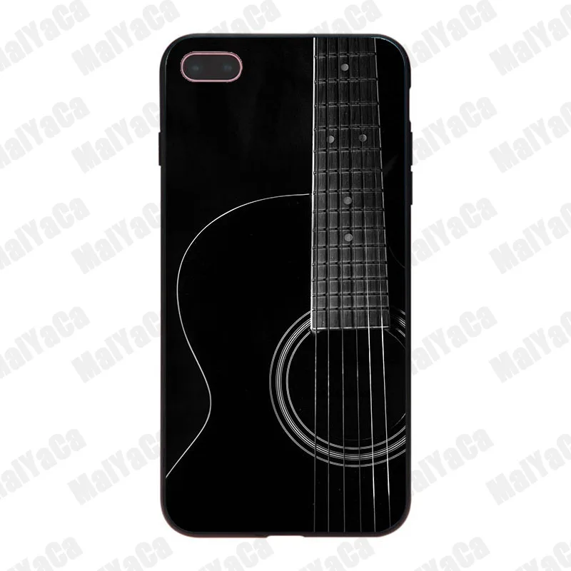 MaiYaCa бас гитара струны музыка Новинка Fundas мягкий чехол для телефона iPhone 8 7 6 6S Plus X 10