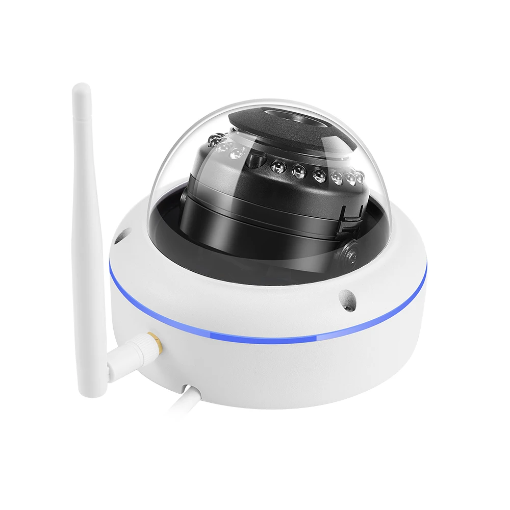 Антивандальная IP камера iCSEE с Wi Fi слотом для SD карты макс. 128 ГБ ONVIF P2P купольная