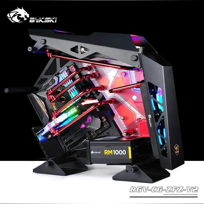 Bykski водная доска резервуар комплект для Cougar Conquer чехол D-RGB водная доска cpu/GPU водоблок программа комплект RGV-CG-ZFZ-V2