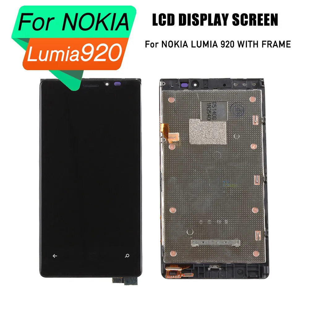 PrepairP ЖК дигитайзер для Nokia lumia 920 экран сенсорный сборка NOKIA LUMIA экран|Экраны