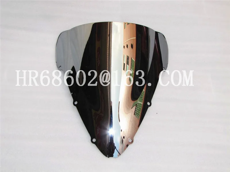 

For Honda CBR 600 F4I CBR600 F4I cbr 600 f4i 2001 2002 2003 2004 2005 2006 2007 silver Windshield WindScreen Double Bubble