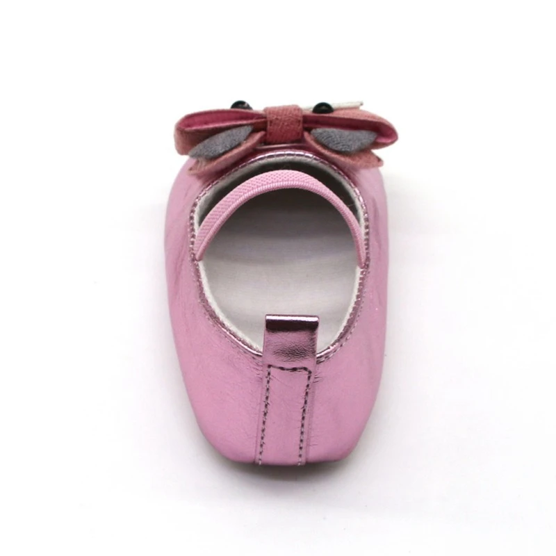 

Baby Girls First walkers PU Leather Shoes Girl Moccasins First Walker Cute Cat Soft Soled Non-slip Footwear Crib Shoes
