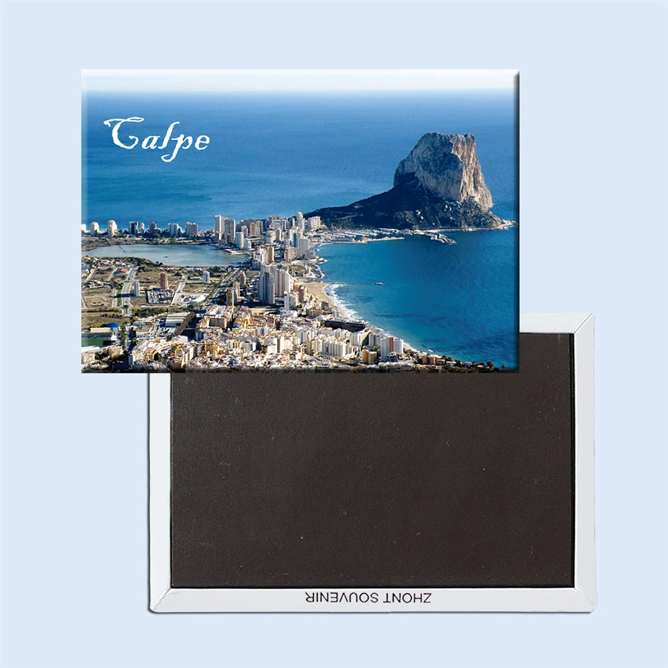 

Calp, Spain, by the Mediterranean Sea Fridge Magnets 21672 Resort Souvenir