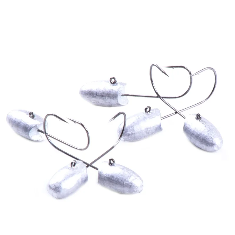 10 шт./лот Jig head 1 8g/2 7g/3.5g/5g крючков из высокоуглеродистой стали мягкие приманки