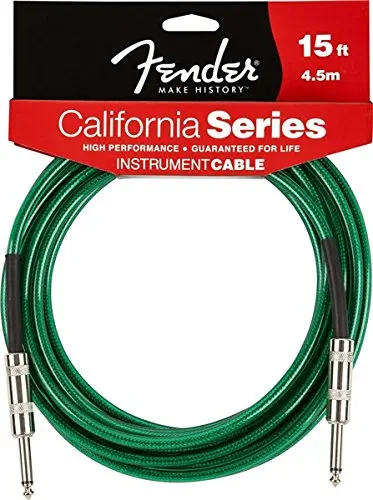 Приборный кабель СЕРИИ Fender California доступен в 3/4 5/6 метров|instrument cable|fender cablecable instrument |