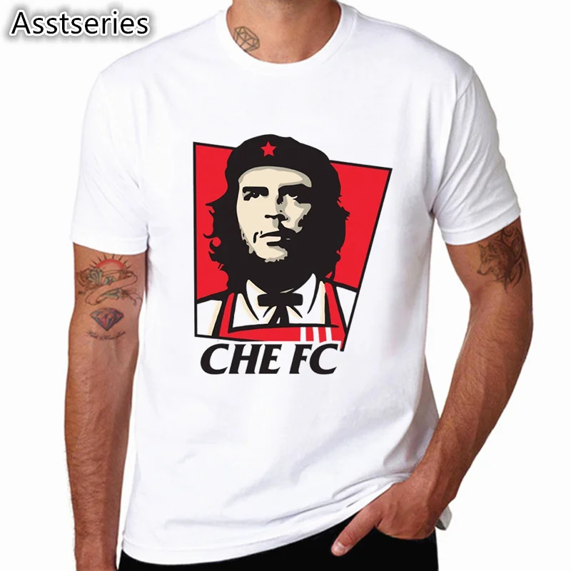 Cuba Rip Коммунистическая Che Guevara Мужская футболка модная повседневная мужская футболка с круглым вырезом летняя крутая одежда с коротким рукавом - Цвет: HCP4127E