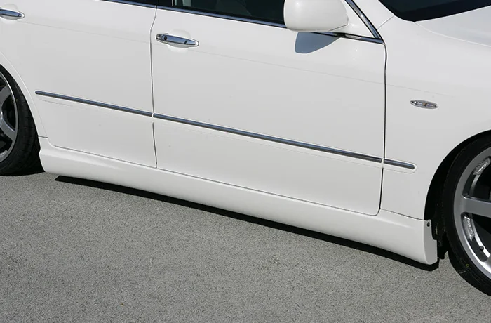 Для Toyota 03-08 Crown GRS18 INGS style FRP стекловолокно боковая юбка стекловолокно дверь шаг крышка Дрифт сплиттер Тюнинг Комплект отделка
