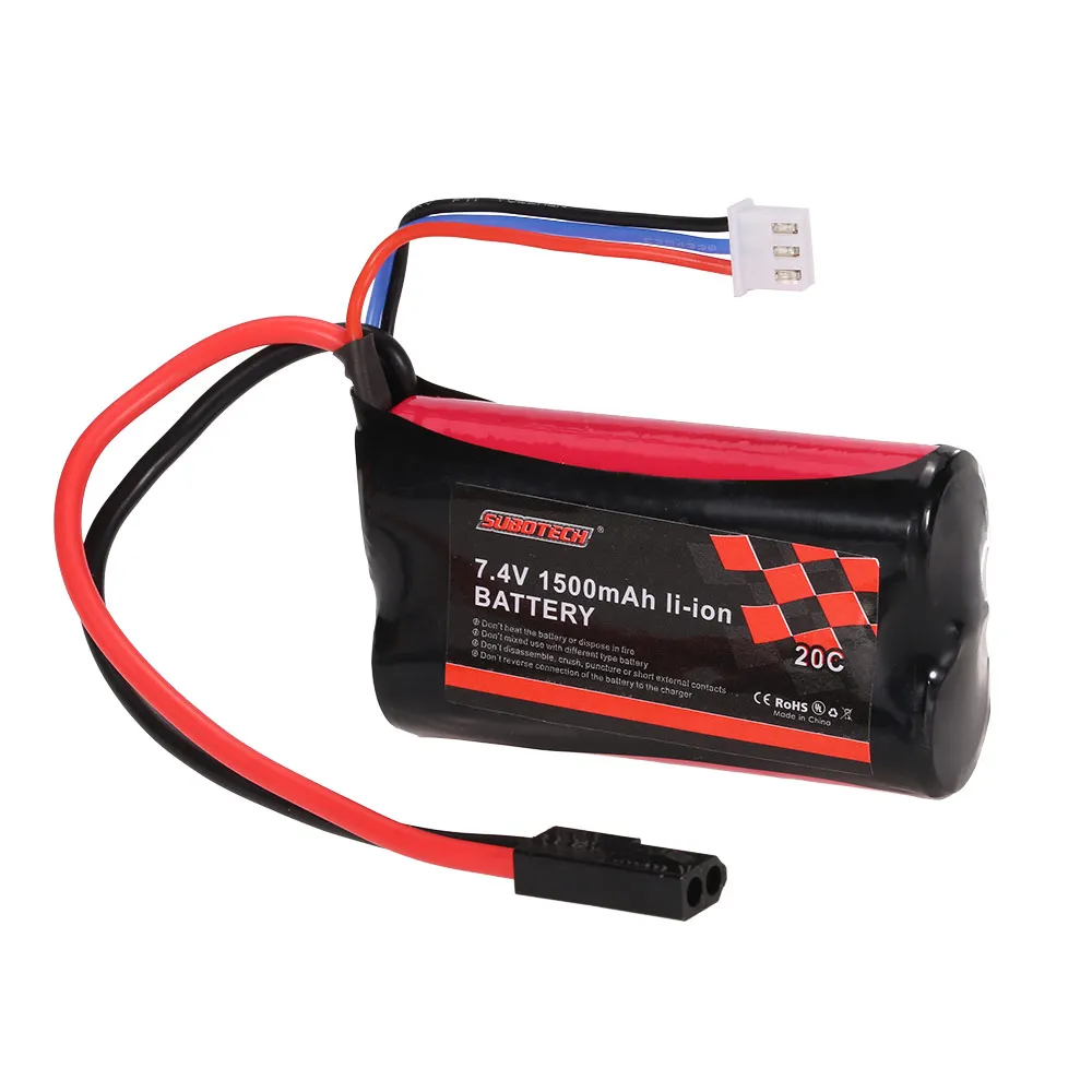 Оригинальный литий ионный Аккумулятор 7 4 В 1500 мАч 20C для SUBOTECH BG1506 BG1507 BG1513 RC