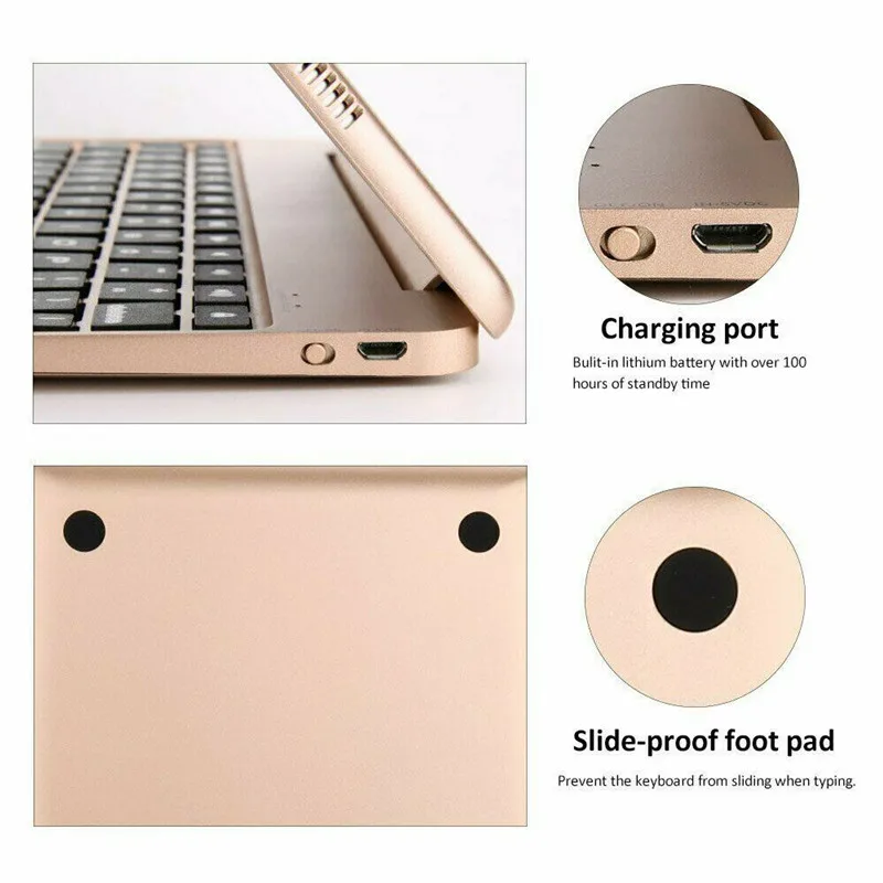 IPad 6th Gen 9 7 &quot2018/5th 7&quot 2017 чехол с беспроводной Bluetooth клавиатурой для Apple iPad Air1 Air2 |