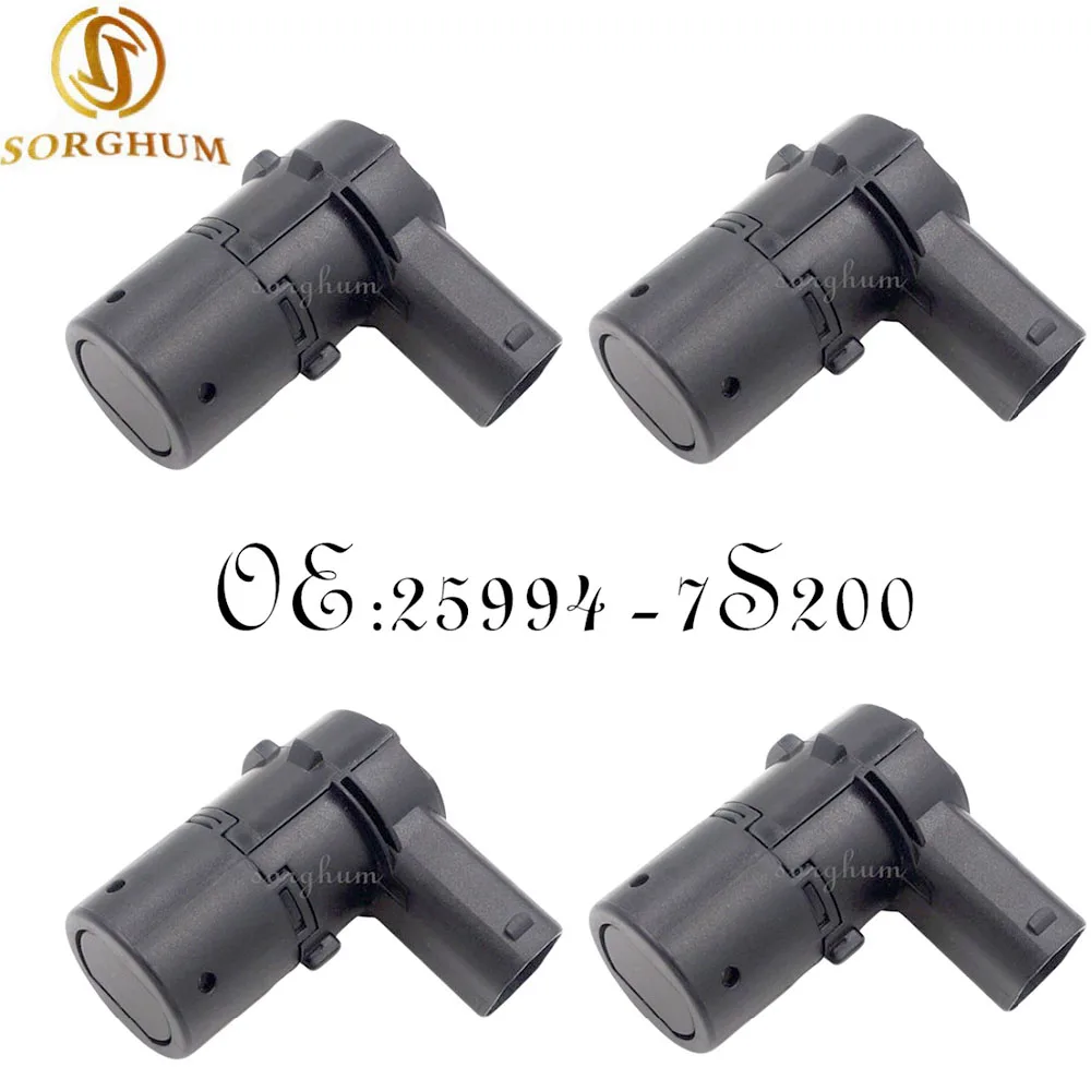 

4PCS Rear Parking Sensor PDC Assist Fits For 2003-04 Nissan Armada Titan 25994-7S200 259947S200 259947S10A 25994-7S10A