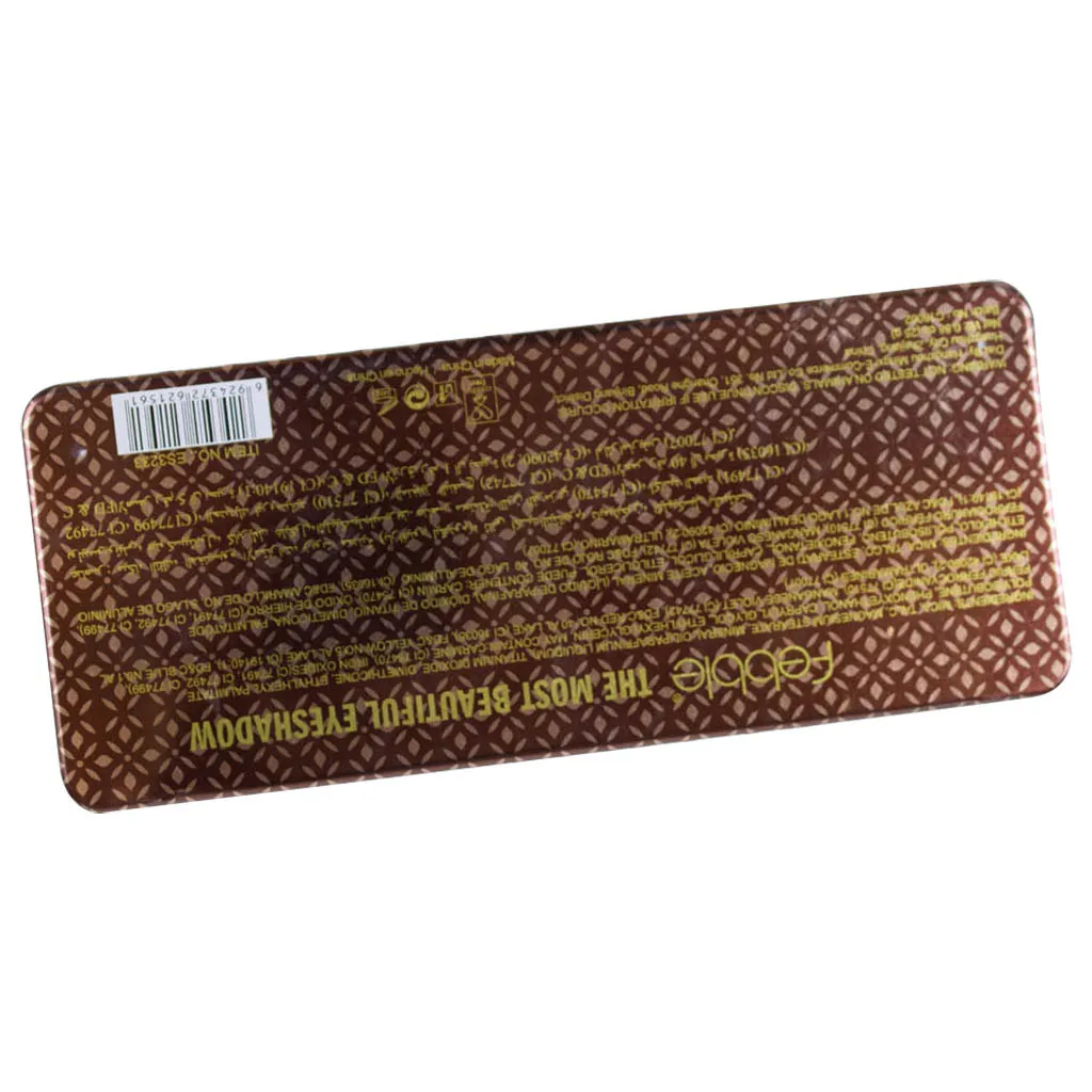 Палитра теней для век Febble 16 цветов жестяная коробка шоколадный макияж палитра