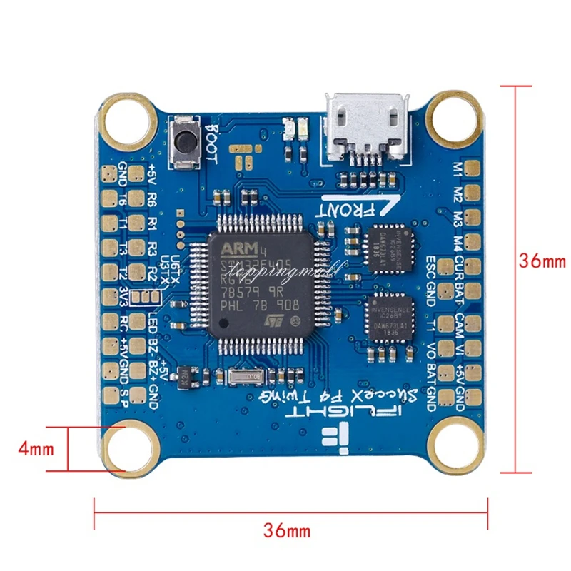 iFlight SucceX F4 TwinG FC with 50A 2-6s BLHeli_32 Dshot1200 4-in-1 ESC Flytower FPV Flight Tower system for RC drone | Электроника