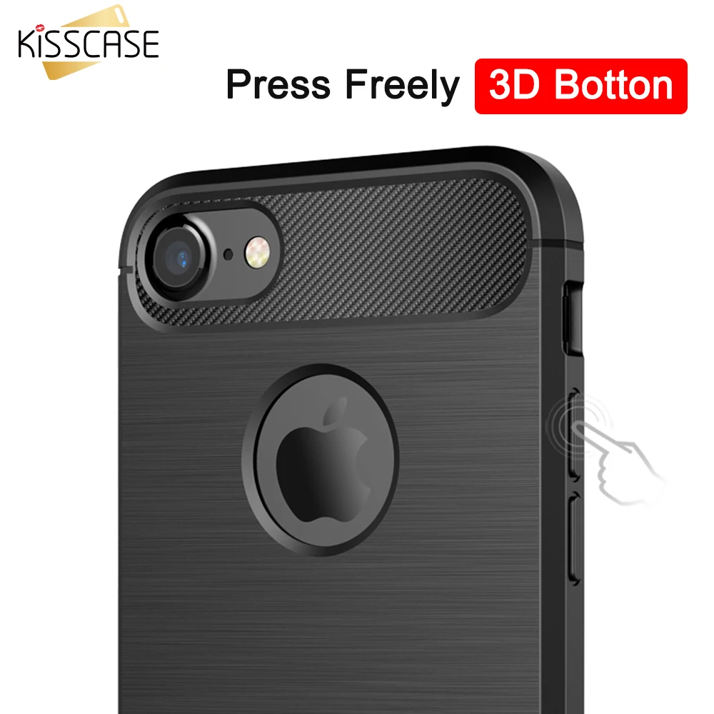 KISSCASE Роскошный чехол для телефона iPhone 7 6 6S Plus TPU силиконовый 5S 5 SE