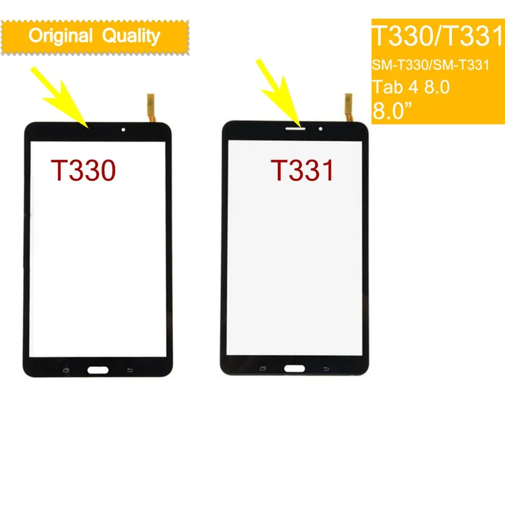 Оригинальный сенсорный экран 10 шт./лот для Samsung Galaxy Tab 4 8 0 дюйма Φ T330 цифровой