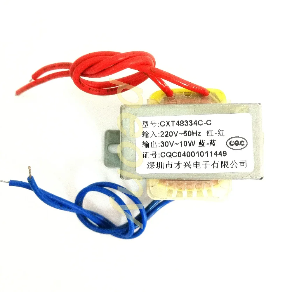 EI48 24 type трансформатор мощности DB 10VA 10W 220V to 30V 0.33A AC AC30V|Трансформаторы| |