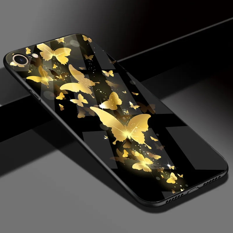 Для samsung S7 Edge чехол на заказ фото стеклянный для Galaxy S9 + S9PLUS S8 закаленное Стекло