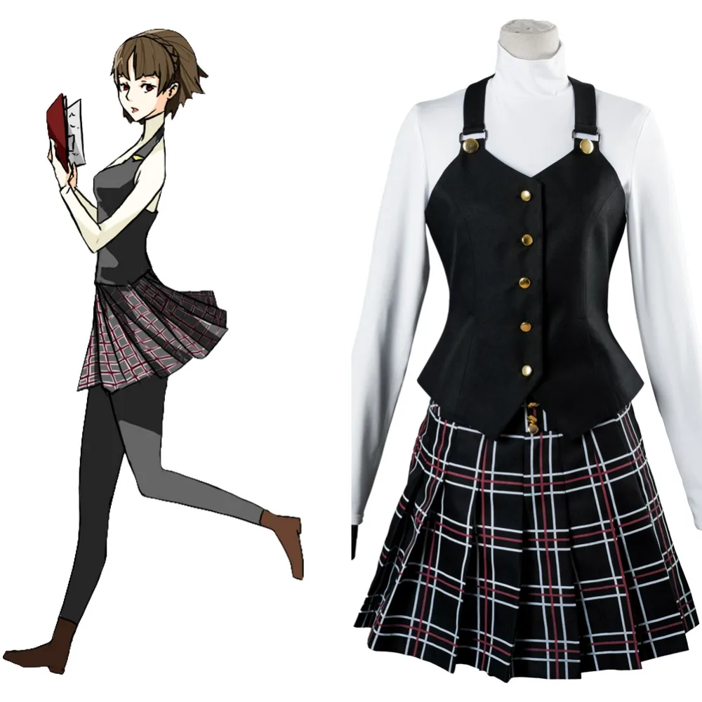 Костюм для косплея Макото ниэйдзя Persona 5 P5 школьный полный комплект Униформа