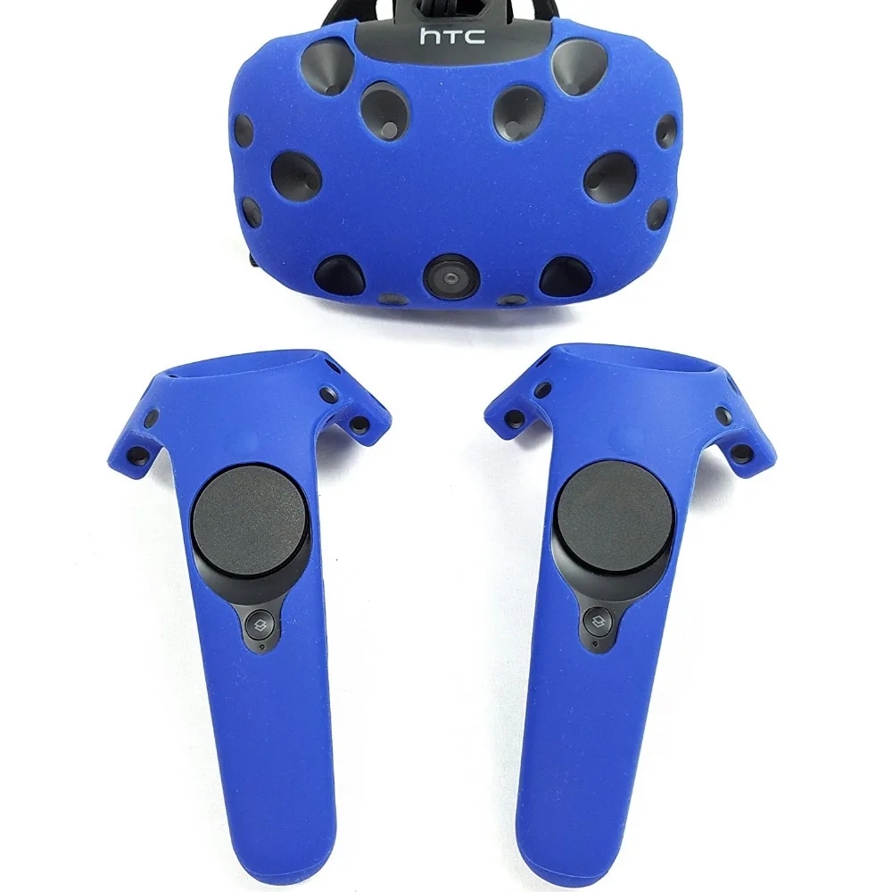Для htc Vive гарнитура VR силиконовый чехол VR очки шлем контроллер ручка чехол кожа оболочка Виртуальная реальность аксессуары