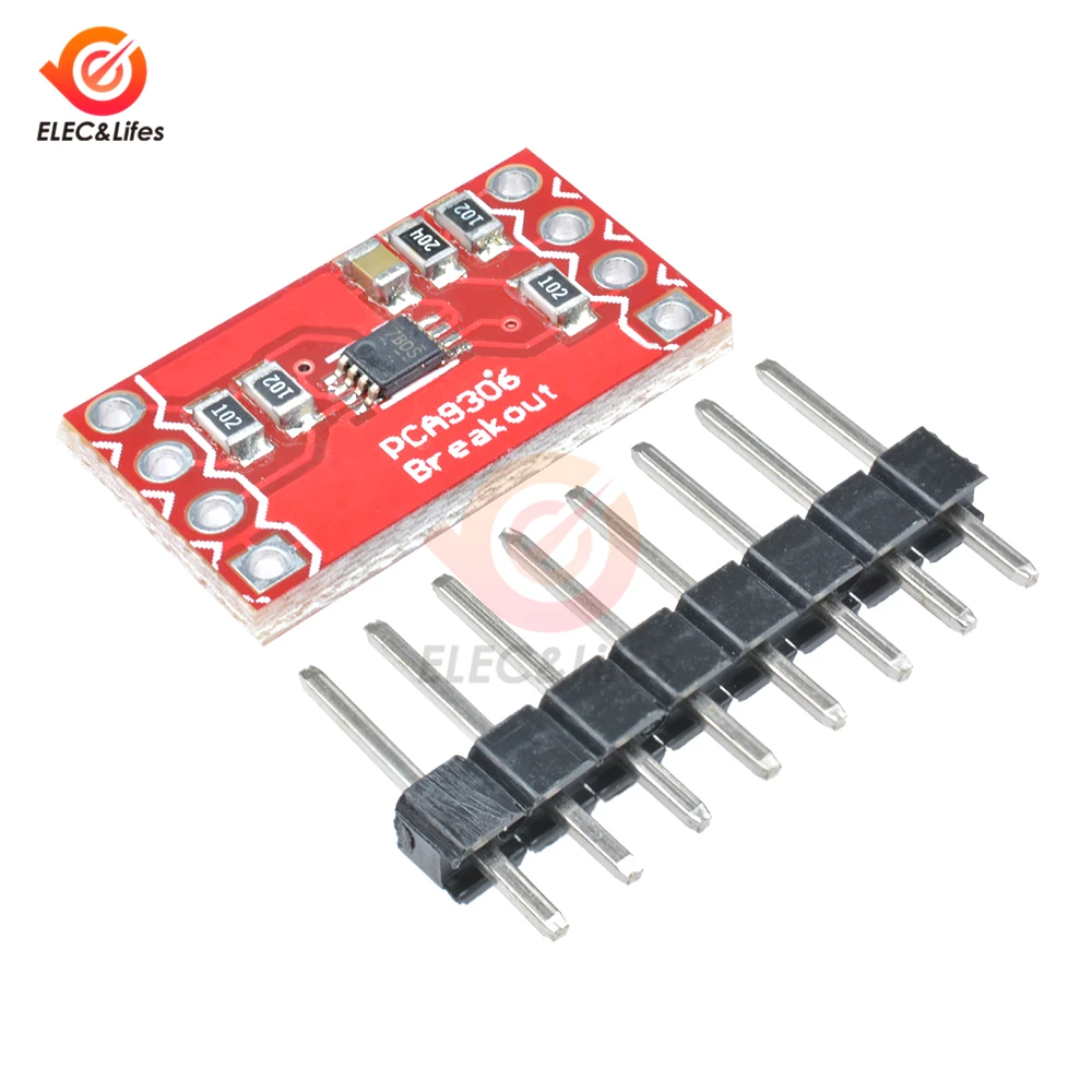 

PCA9306 Bi-directional I2C IIC Level converter module Dual Bidirectional I2C-bus & SMBus voltage-level translator breakout board