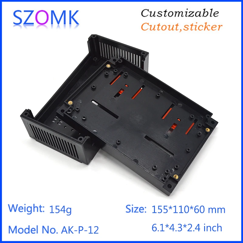 Коробка для электроники szomk 10 шт. в партии пластиковый корпус из ПВХ