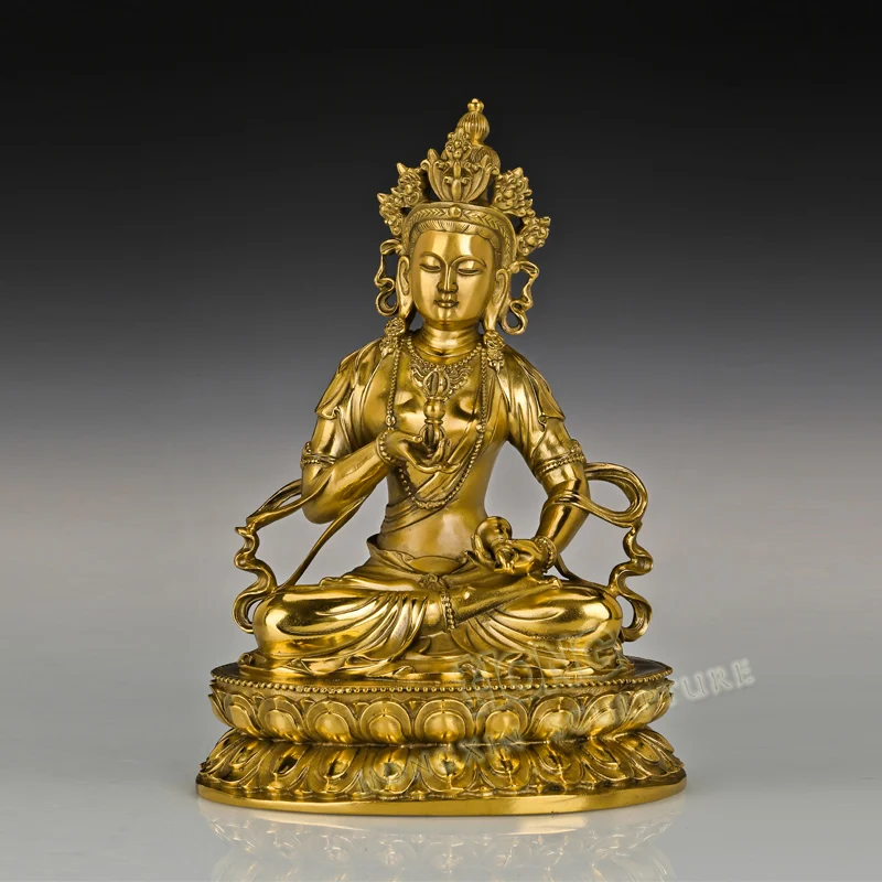 

Buddhist Vajra Sattva Copper Figurine Statue Classical Famous India Religious Brass Sculpture for Decoration Gift