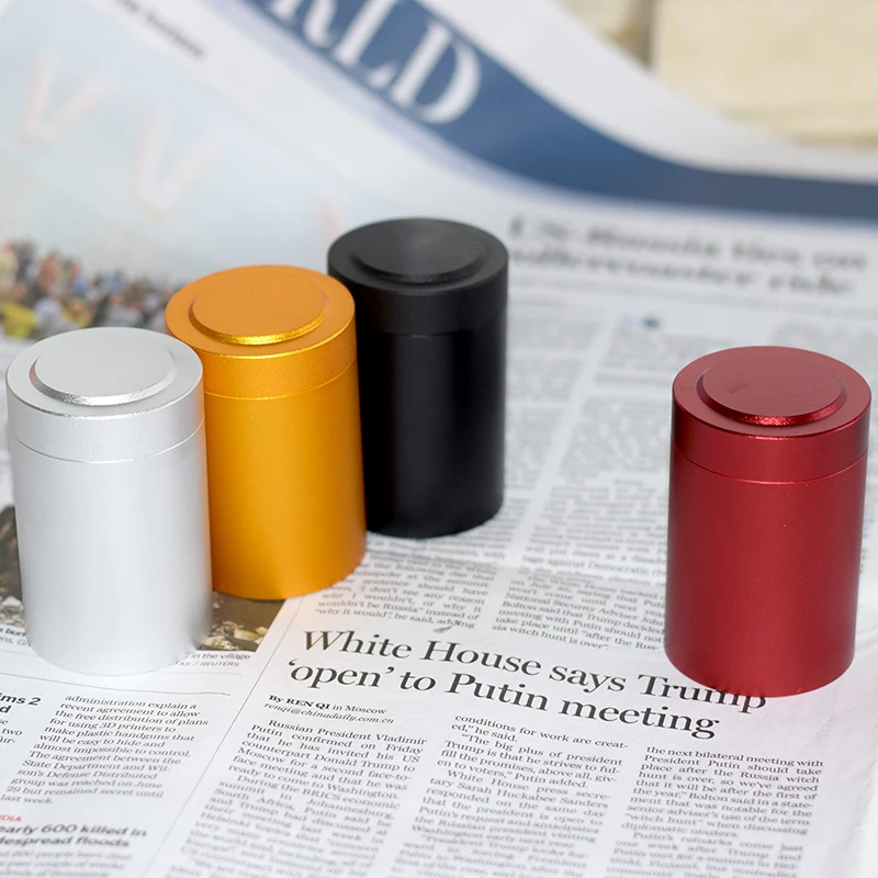 Небольшие герметичные бак Die алюминиевое литье портативный герметичный кофе Bean