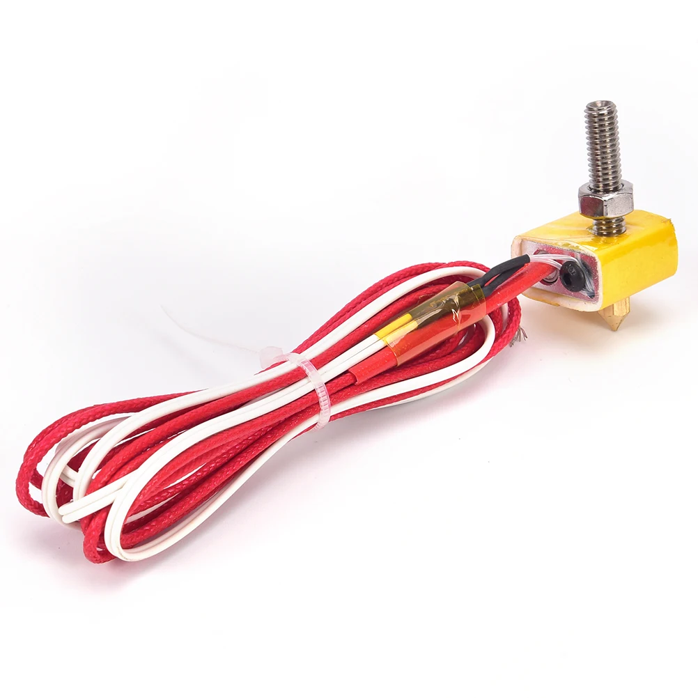 1 Набор сделай сам для Hotend комплект сопла горло экструдера нагреватель 75 мм/0 4 мм