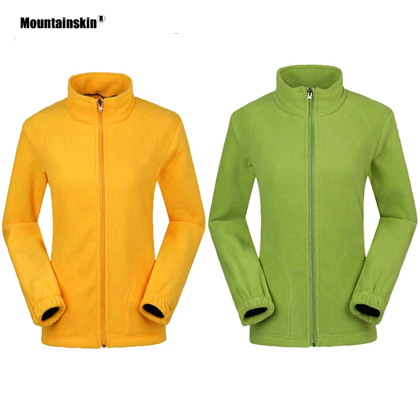 Mountainskin мужские и женские Зимние флисовые куртки для спорта на открытом воздухе