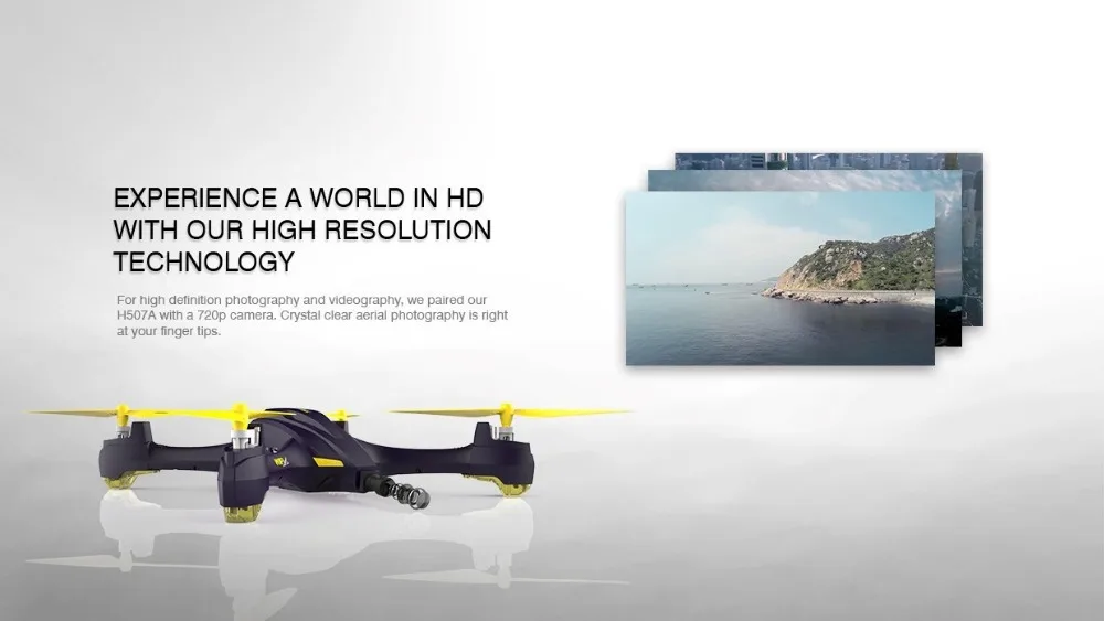 Квадрокоптер Hubsan H507A + с дистанционным управлением X4 Star Pro приложением GPS Waypoint WIFI FPV