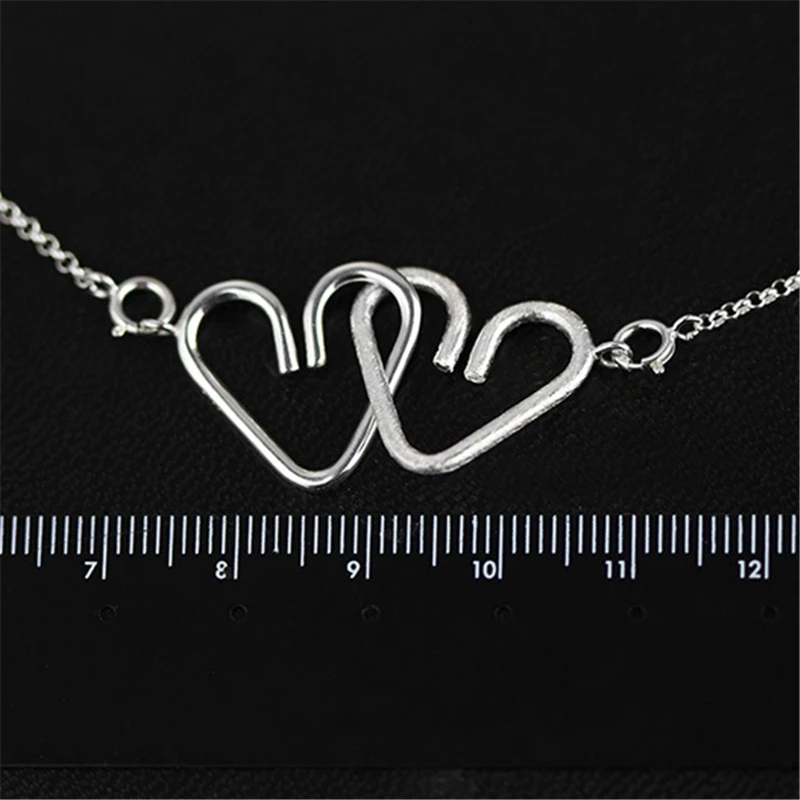 Lotus Fun реальные 925 серебро ручной работы дизайнер ювелирных украшений сердца к