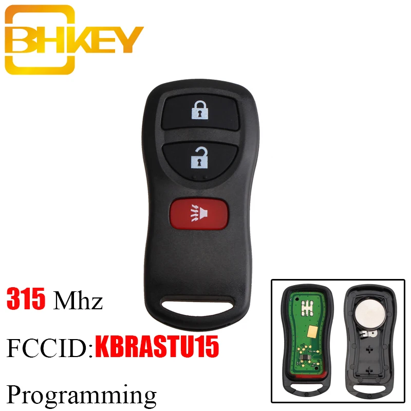 BHKEY 315 МГц дистанционный Автомобильный ключ для Nissan KBRASTU15 Altima Armada Maxima Sentra 2002 2007