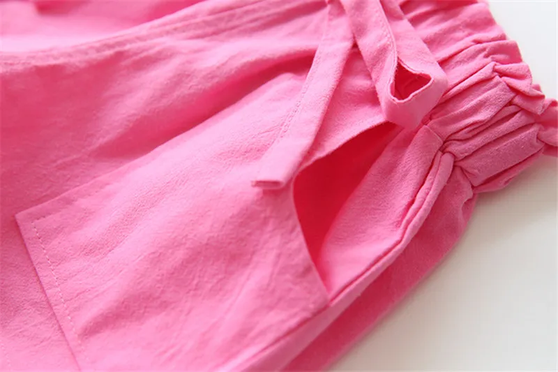 Розничная продажа От 2 до 8 лет шорты Пляжные штаны ярких цветов летняя одежда для