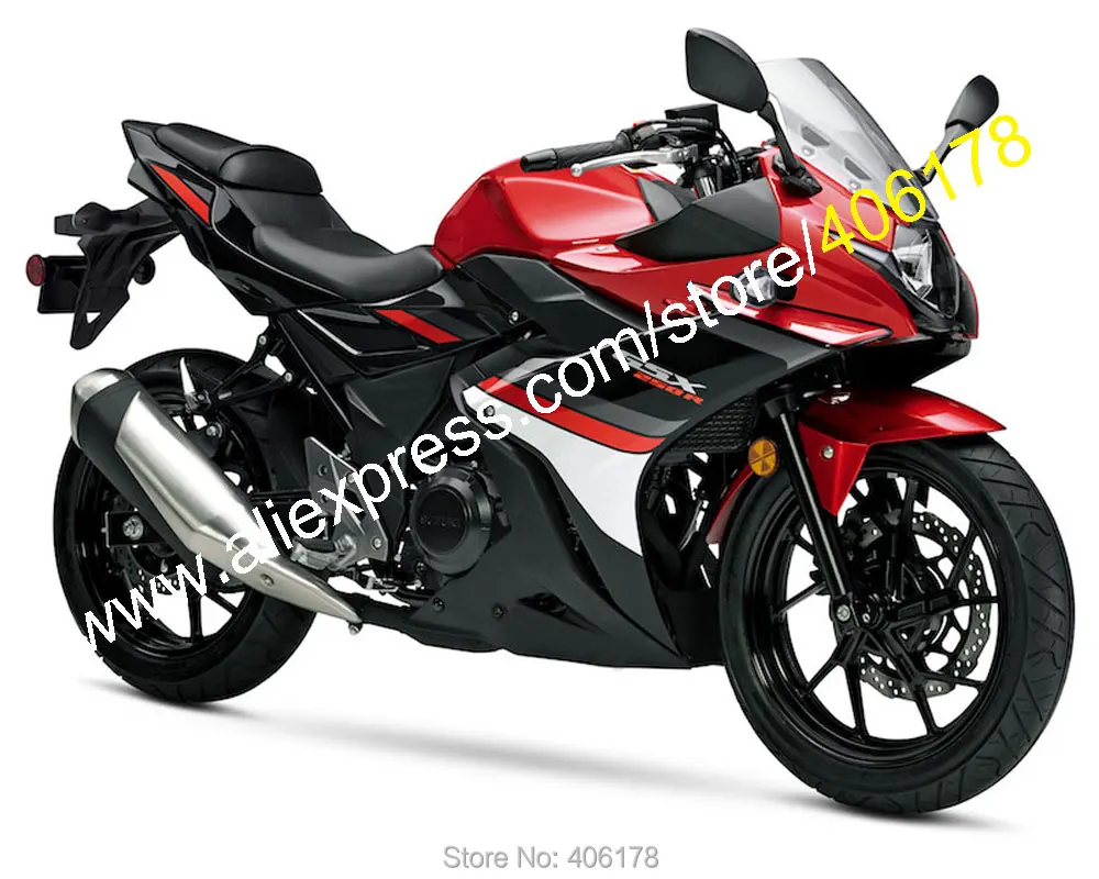 Для Suzuki GSX250R 2017 2018 GSX250 R GSX 250R Красный Белый Черный Боди обтекатель для мотоцикла