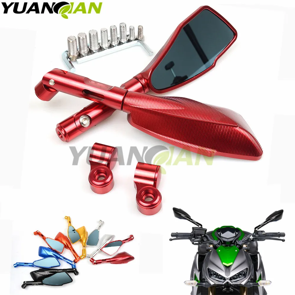 Мотоциклетное зеркало заднего вида для Kawasaki VERSYS 650 1000 2015 2016 LBR Z1000SX 2007 2017|rearview side