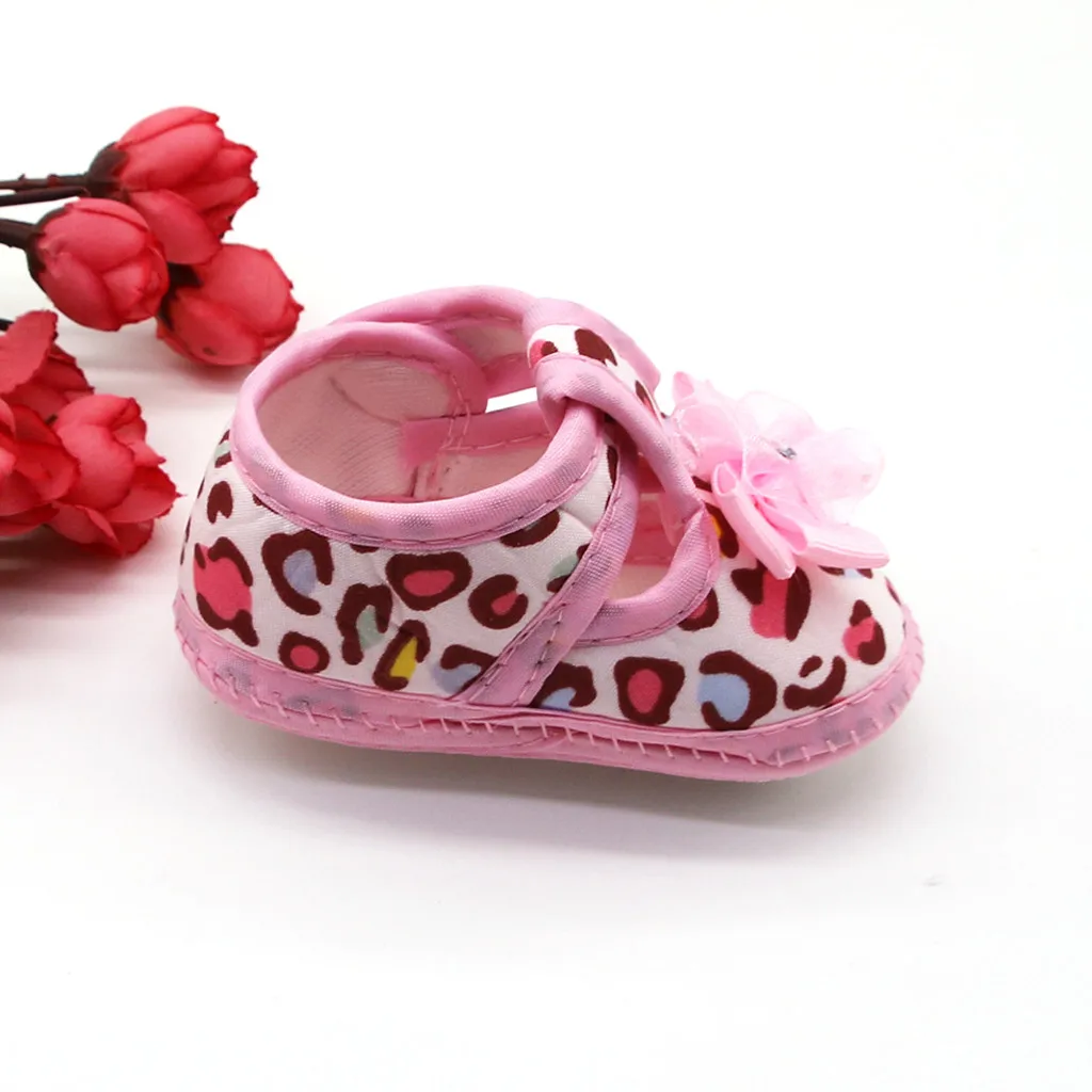 Обувь SAGACE для девочек с леопардовым принтом мягкая обувь хлопковой подошвой