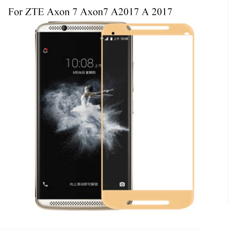 2 шт. 5 дюйма для ZTE Axon 7 Axon7 A2017 A 2017 закаленное стекло с полным покрытием пленка