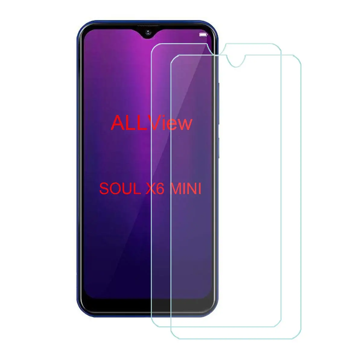 Закаленное стекло 9H для смартфона Allview Soul X6 Mini 6,20 дюйма, Защитная пленка для экрана, чехол для телефона Soul X6 Mini
