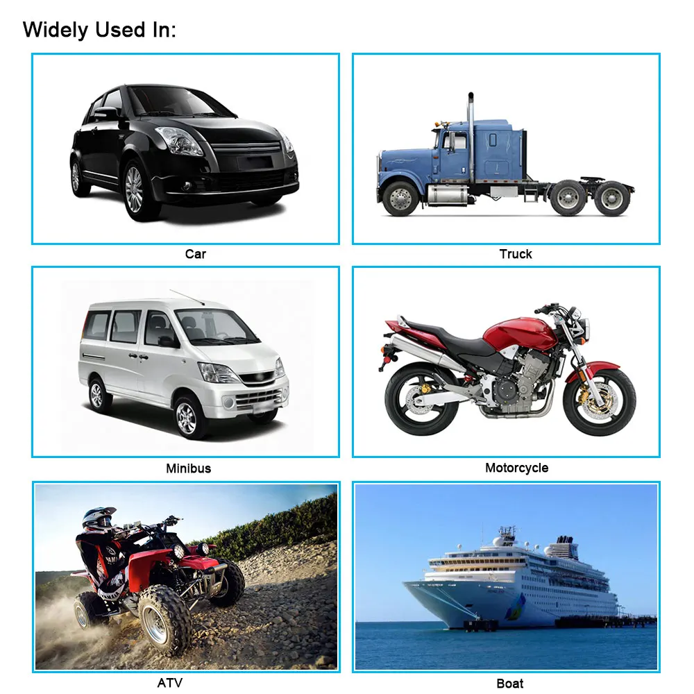 

Auto Motorcycle USB Dual USB Car Charger Power Adapter Socket Outlet waterproof Mobile Phone Charger for ATV Boat 6-30V