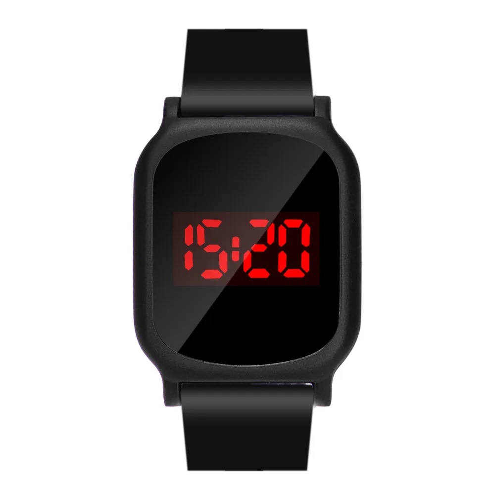 Zerotime#501 лет унисекс, новые роскошные Для Мужчин's Женская Мода светодиодный цифровой Дата Спортивные кварцевые наручные часы, одежда на каждый день - Цвет: Black