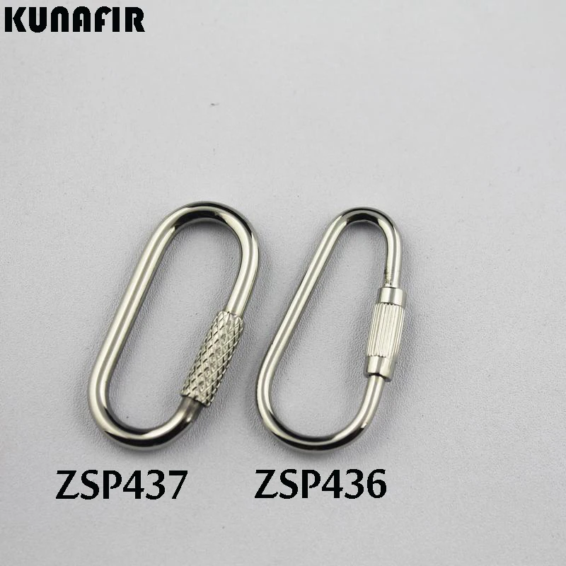 

stainless steel key chain clasp hook fashion jewelry accessories parts 20pcs ZSP436, ZSP437