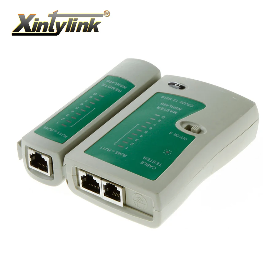 Фото Сетевой тестер xintylink инструмент Провод RJ11 rj12 RJ45 8p 6 p телефонный ethernet кабель Сетевой тестер xintylink инструмент Провод RJ11 rj12 RJ45 8p 6 p телефонный ethernet кабель