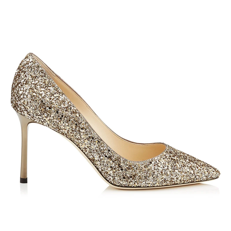 Женские туфли лодочки на шпильке 9 5 см с острым носком|glitter wedding shoes|wedding shoesvalentine shoes