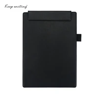 a4 writing pads clipboard faux leather pu drawing pads floder office school supplies high end signature book logo customized