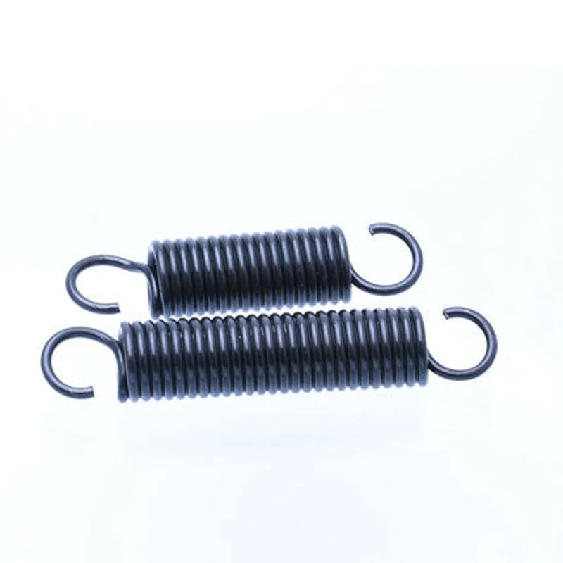 

3Pcs 0.6mm WD 10mm OD Hook Springs Steel Steaming oven pull Stretch Spring Length 70mm-105mm