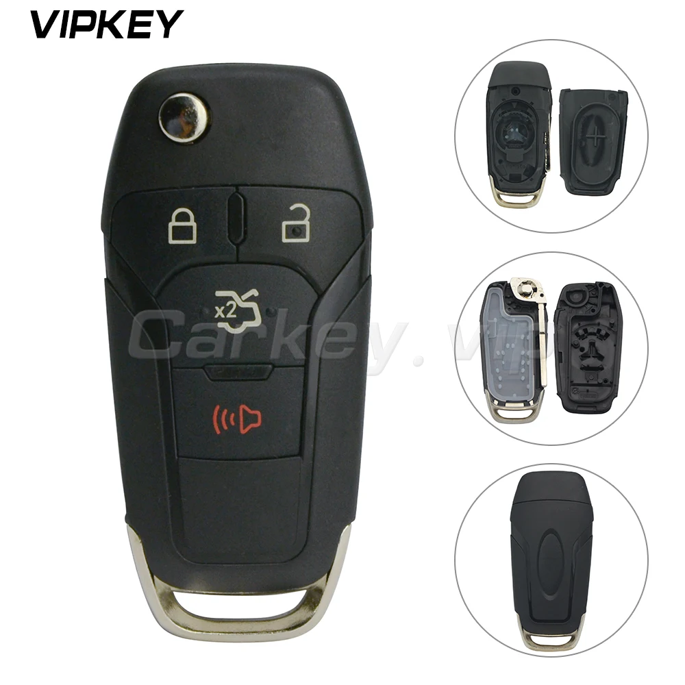 Замена дистанционного ключа Remotekey для Ford Fusion чехол с 4 кнопками | Автомобили и