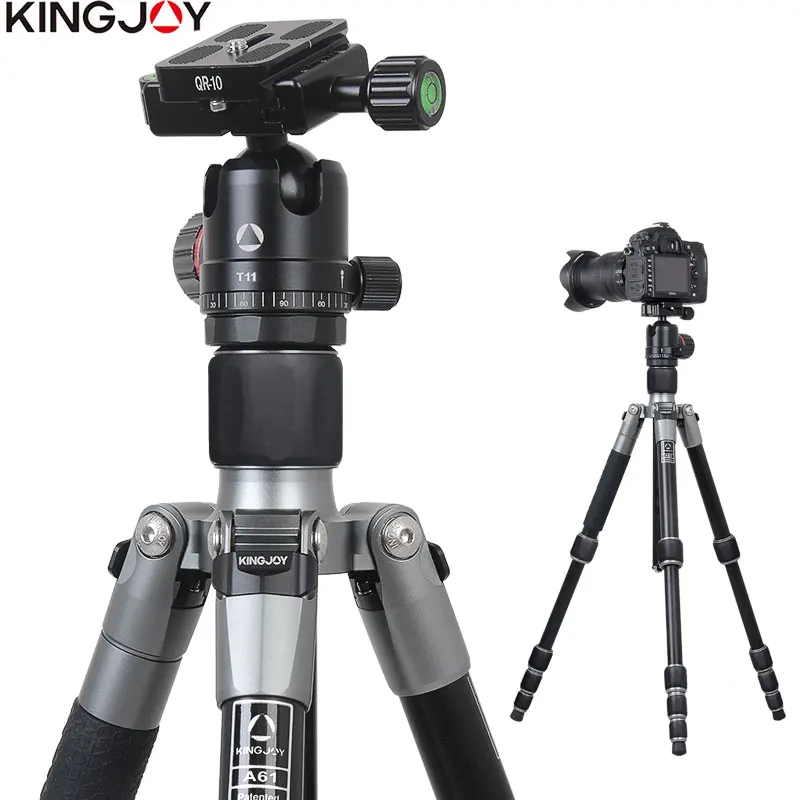 KINGJOY официальный A61/A81 + T11 штатив для камеры из углеродного волокна монопод Dslr всех