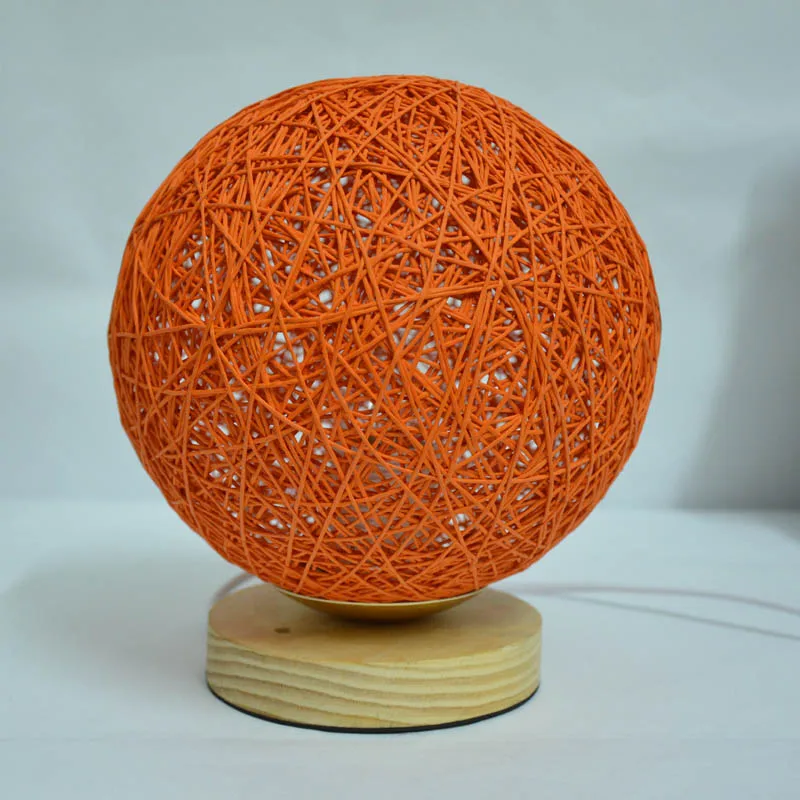 

Vine Ball Wiredrawing Modern Creative Bedroom Living Room Decorative Table Lamp Desk Light